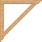 Ekena Millwork Traditional Traditional Smooth Bracket w/ Offset Brace, Western Red Cedar, 5 1/2"W x 40"D x 40"H BKT0604X40X40TRA01SWR - alternate 3